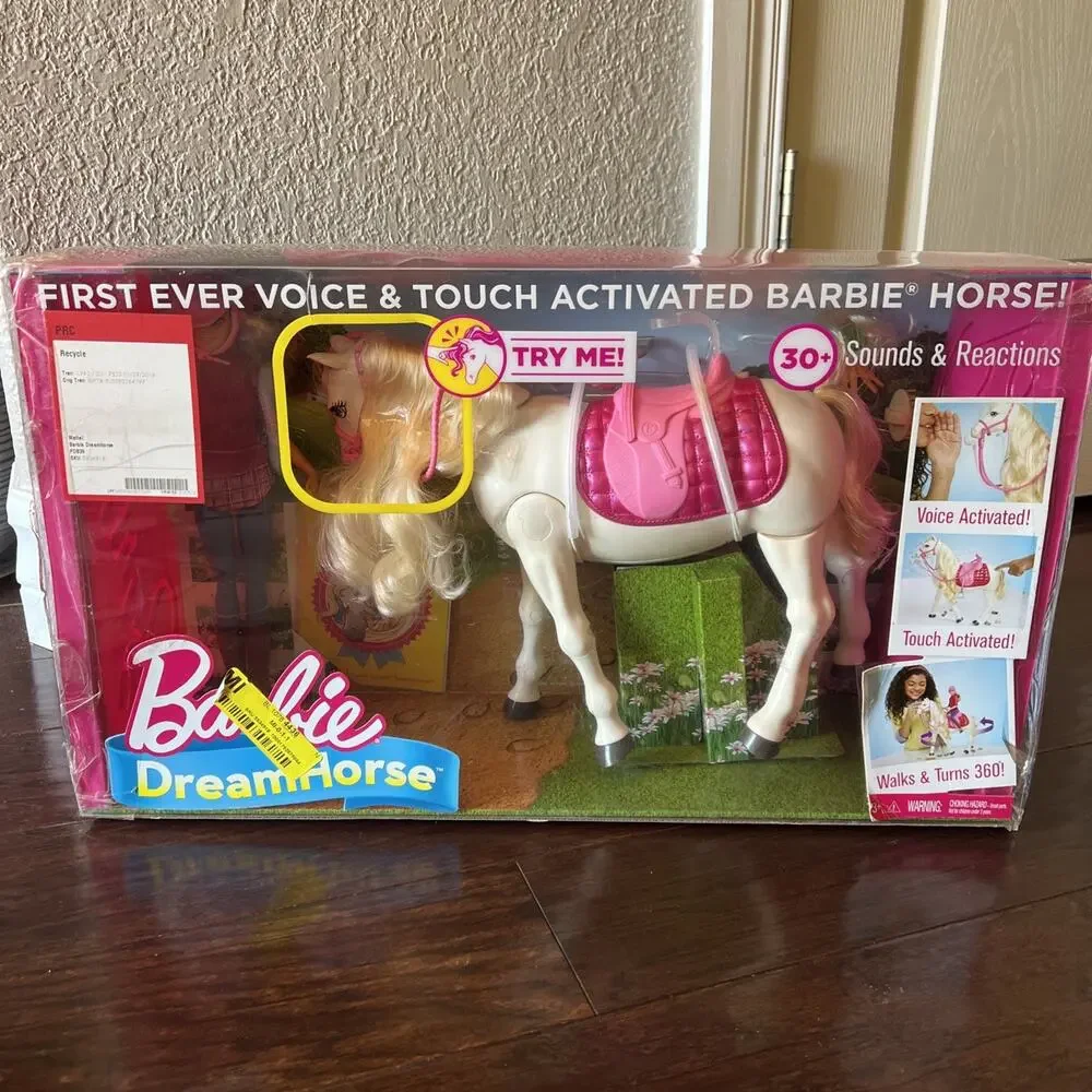 Mattel BARBIE Dream Horse VOICE ACTIVATED Blonde Barbie Doll Set NIB NEW Blonde